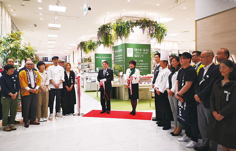藤崎百貨店で開催したブランド・デビューフェア
